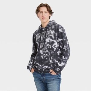 Led Zeppelin black white hoodie